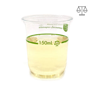 8oz (250ml) PLA Bella Wine U Tumbler - 76 Series (with 150ml W&M pour line)