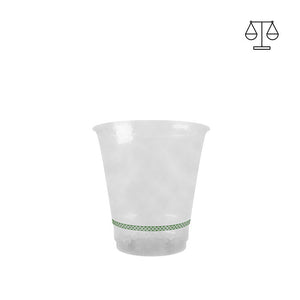 285ml (10oz) RPET Beer Wine Cup - Green Band - 78 Series - W&M