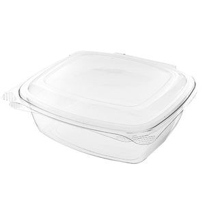 12oz (360ml) Rectangular Hinged Container/Clamshell - PET Clear