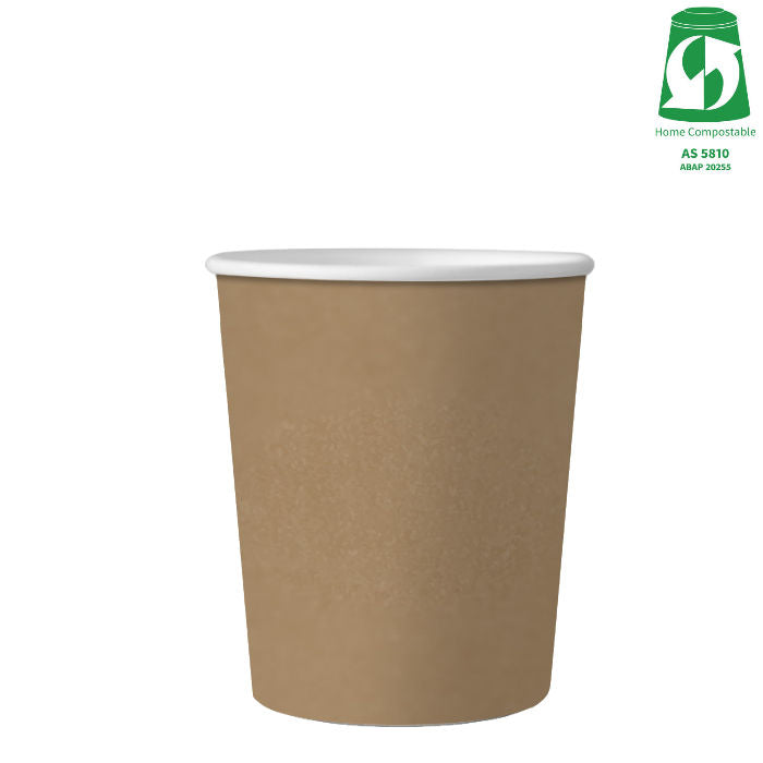 12oz (360ml) Single Wall Kraft Cup - Aqueous Coated - 89/90 Series