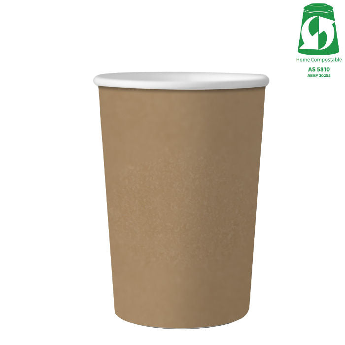 16oz (500ml) Single Wall Kraft Cup - Aqueous Coated - 89/90 Series