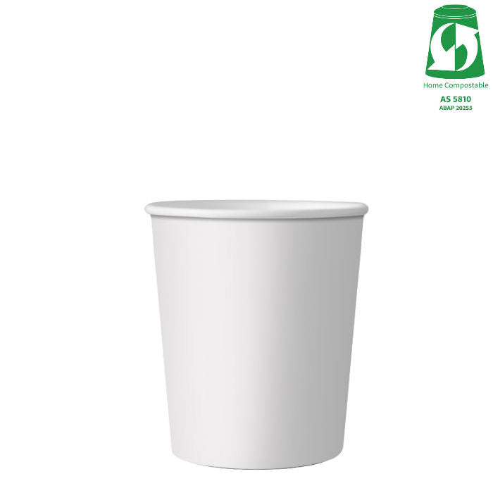 8oz (280ml) Single Wall White Cup - Aqueous Coated - 79/80 Series