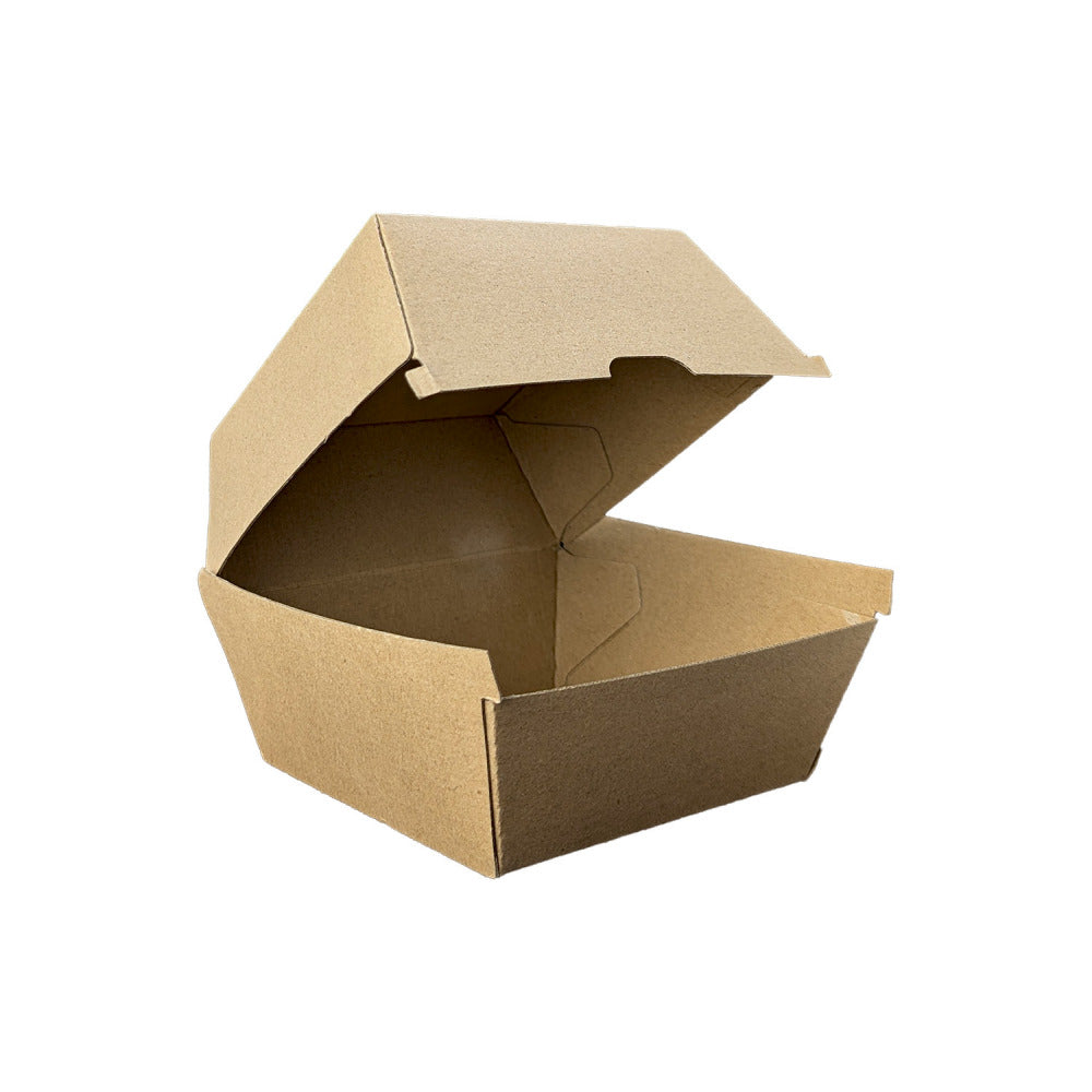 Burger Clam Large/High (113 x 111 x 100mm) Kraft Flute - Image #1