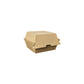 Burger Clam Regular (105 x 102 x 80mm) Kraft Flute - Image #2