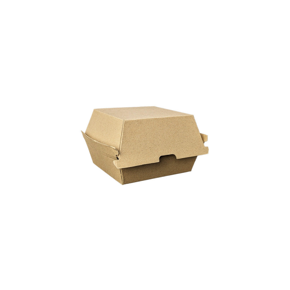 Burger Clam Regular (105 x 102 x 80mm) Kraft Flute - Image #2