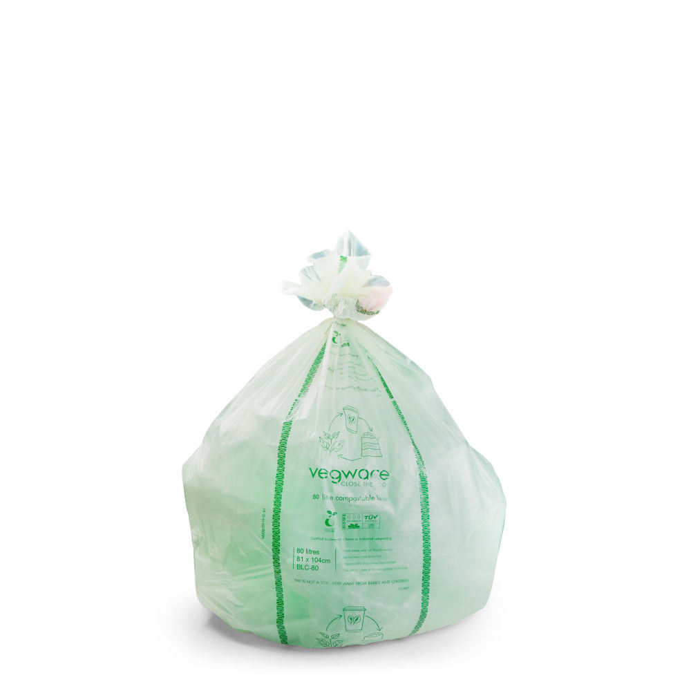 Bin Liner Compostable - 80 Litre