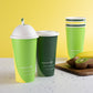 Dome Straw Hole Lid - Plant Fibre - PFAS Free - White - 89/90 Series - Image #2