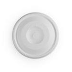 Flat Straw Hole Lid - Plant Fibre - PFAS Free - White - 89/90 Series - Image #1