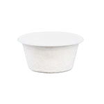 2oz (60ml) Sauce Pot - Plant Fibre - PFAS Free - White - Image #1