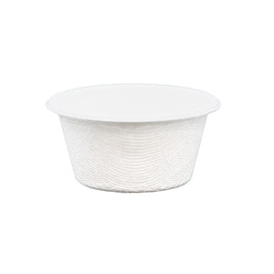 2oz (60ml) Sauce Pot - Plant Fibre - PFAS Free - White - Image #1
