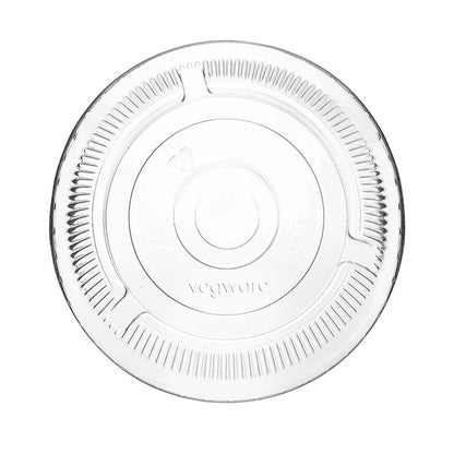 Flat PLA Lid - C-Shape Straw Flap - 96 Series - Image #1
