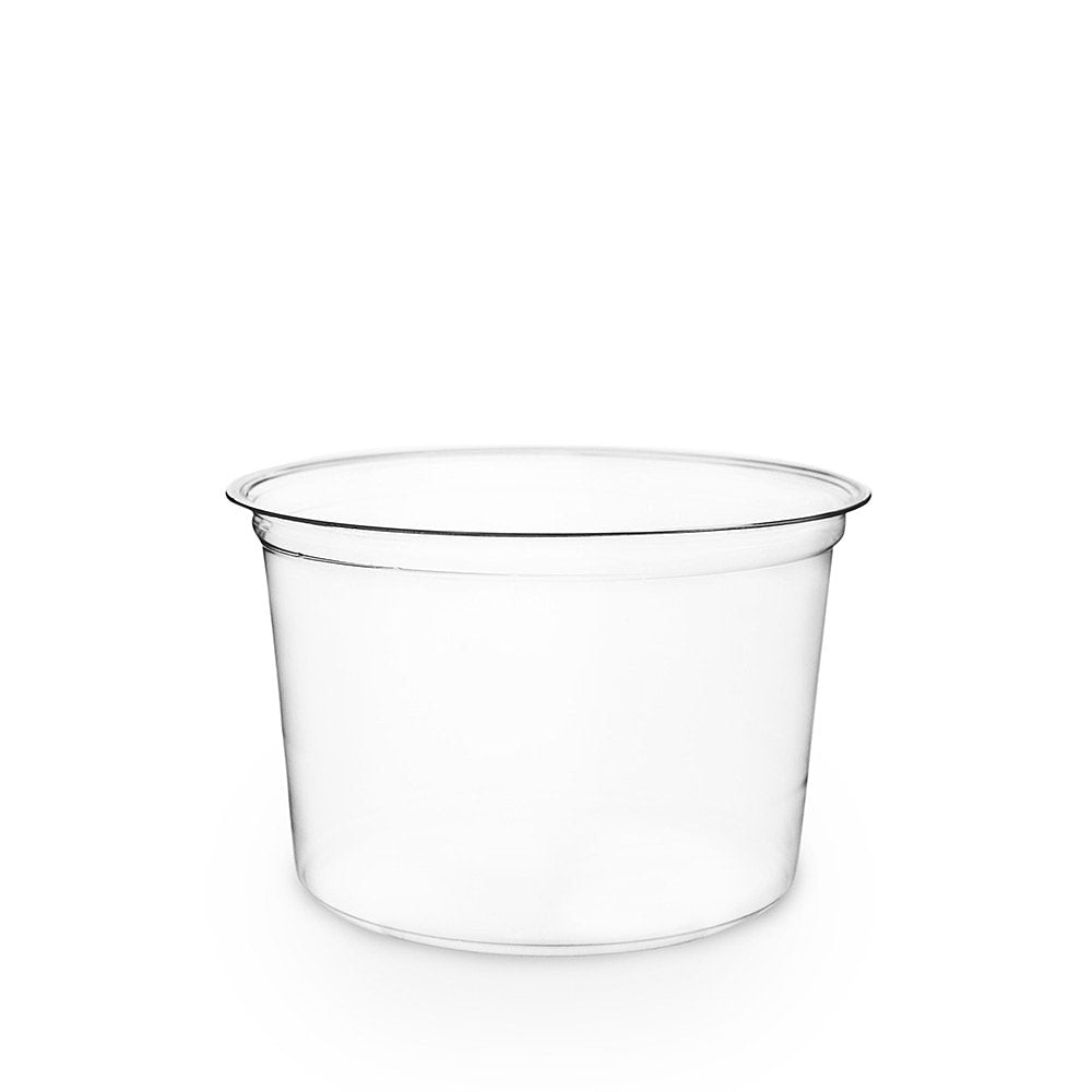 16oz (500ml) PLA Deli Bowl - Clear - 120 Series - Image #1