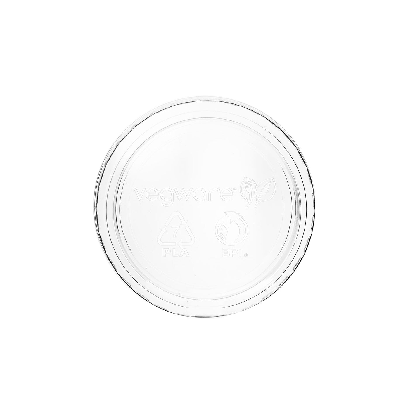 Clear PLA Sauce Pot Lid (fits 2-4oz PLA pots) - Image #1