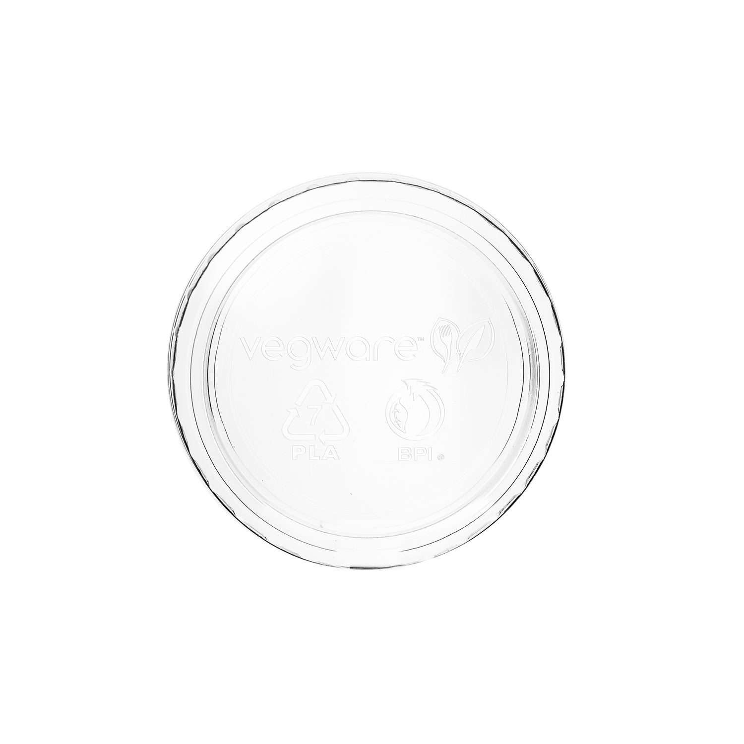 Clear PLA Sauce Pot Lid (fits 2-4oz PLA pots) - Image #1