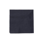Cocktail Napkin - 2 Ply - Edge Embossed - 1/4 Fold - 24x24cm - Black - Image #1