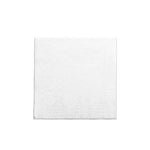 Cocktail Napkin - 2 Ply - Edge Embossed - 1/4 Fold - 24x24cm - White - Image #1