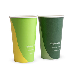 16oz (500ml) Coloured Cold Paper Cup - 89/90 Series - Image #1