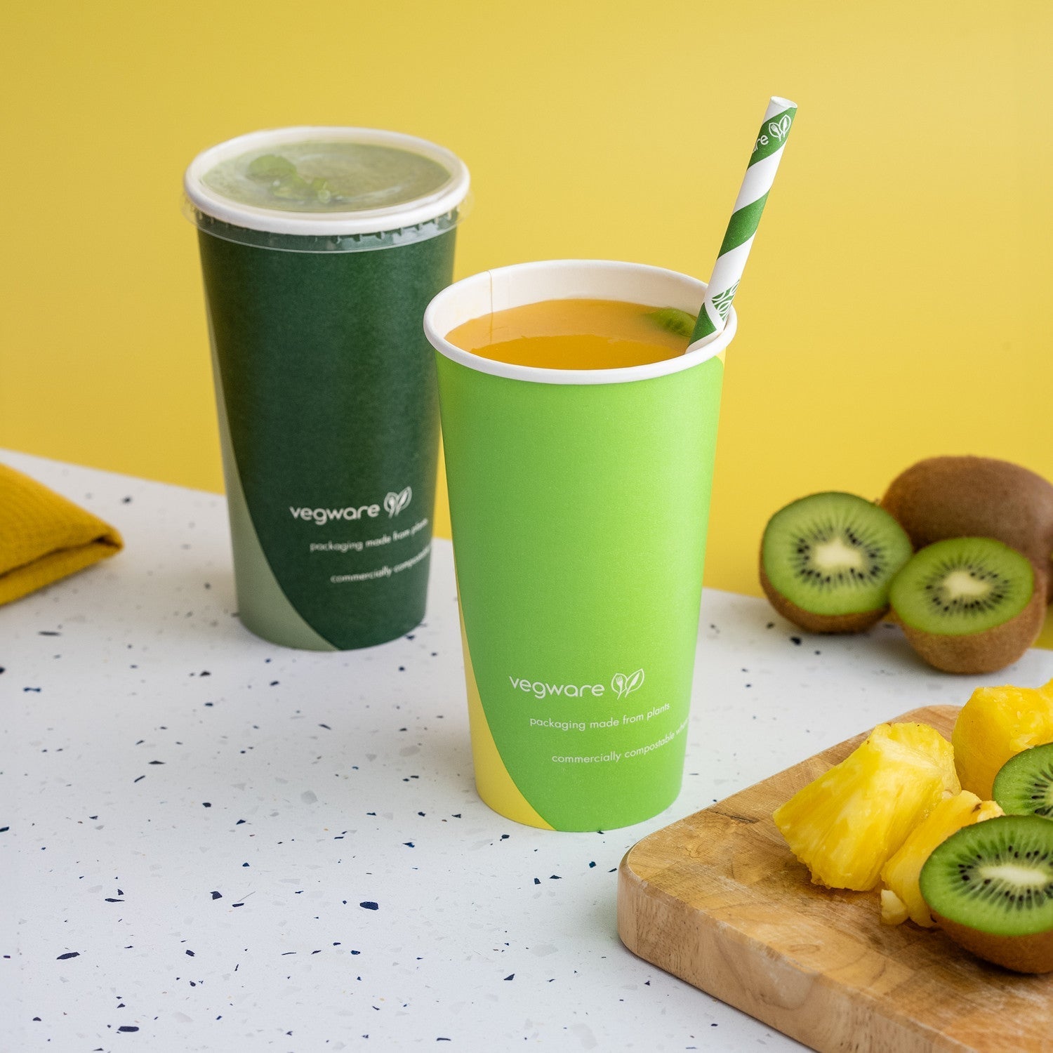 20oz (600ml) Coloured Cold Paper Cup - 89/90 Series - Image #2