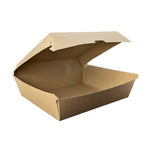 Dinner Clam Regular (178 x 160 x 75mm) Kraft Flute - Image #1