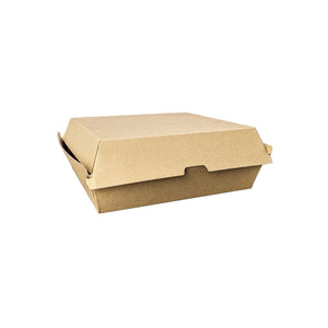 Dinner Clam Regular (178 x 160 x 75mm) Kraft Flute - Image #2
