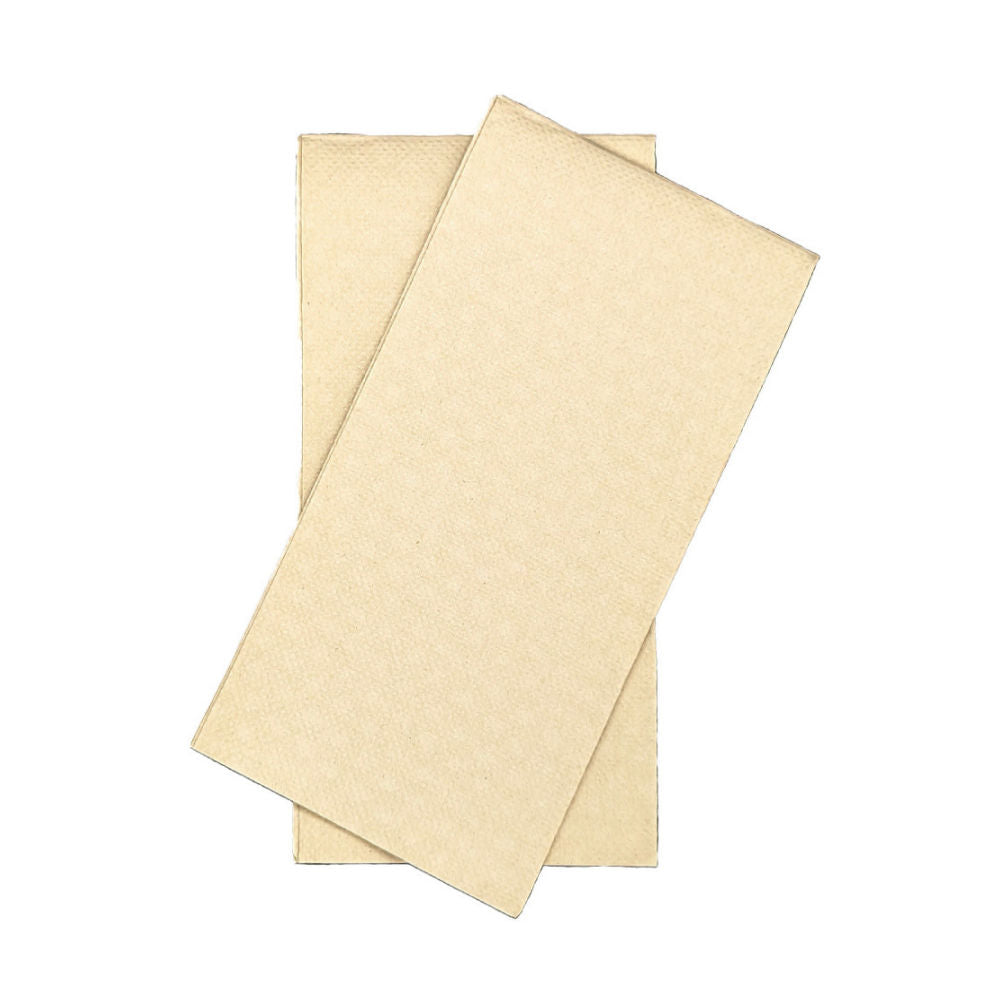 Dinner Napkin | Dollar Saver | 2 Ply Quilted | GT Fold 6 Panels | 30x40cm | Natural