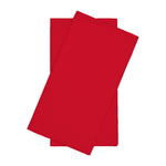 Dinner Napkin - Quilted - 1/8 GT Fold - 40x40cm - Red - Image #1