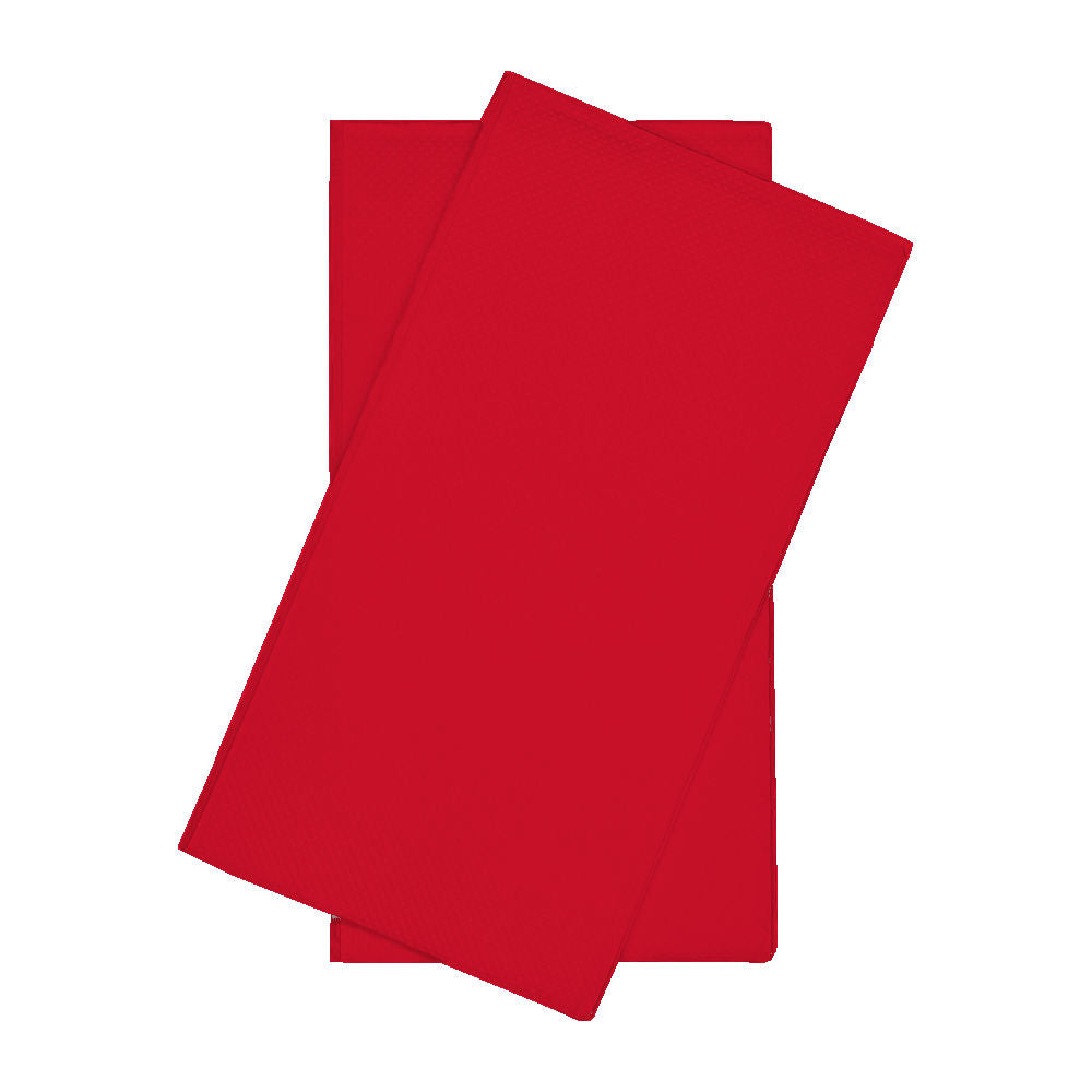 Dinner Napkin - Quilted - 1/8 GT Fold - 40x40cm - Red - Image #1