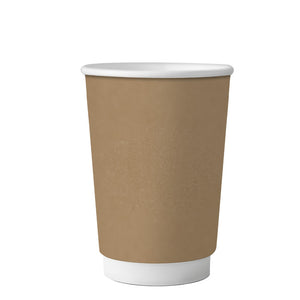 16oz (500ml) Double Wall Smooth Kraft Cup - 89/90 Series