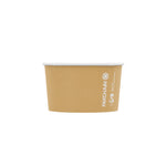 Small Ice Cream Paper Bowl - Aqueous Lined - Image #1