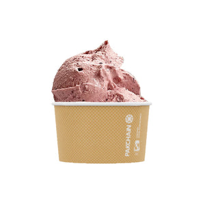 3oz (90ml) Ice Cream Paper Bowl - Aqueous Lined