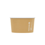 Medium Ice Cream Paper Bowl - Aqueous Lined - 90 Series - Image #1