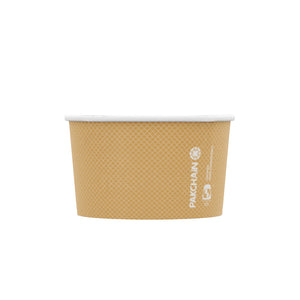 Medium Ice Cream Paper Bowl - Aqueous Lined - 90 Series - Image #1