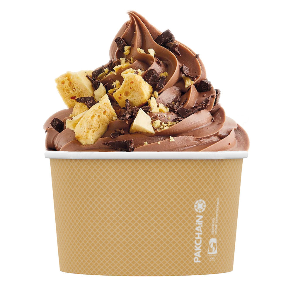 Large Ice Cream Paper Bowl - Aqueous Lined - Image #2