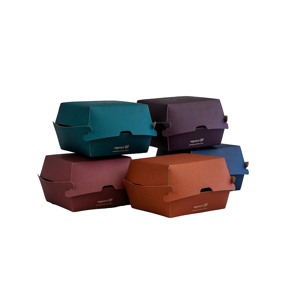 Feel Snug 5" (125mm) Sq Burger Box - Image #1