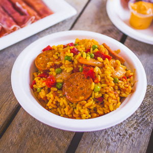 12oz (360ml) Wide Plant Fibre Bowl - PFAS Free - White