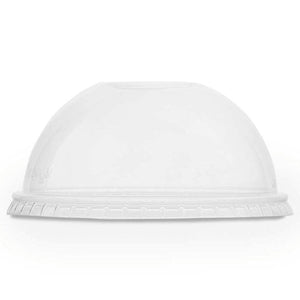Dome RPET Lid - O Straw Hole - 107 Series