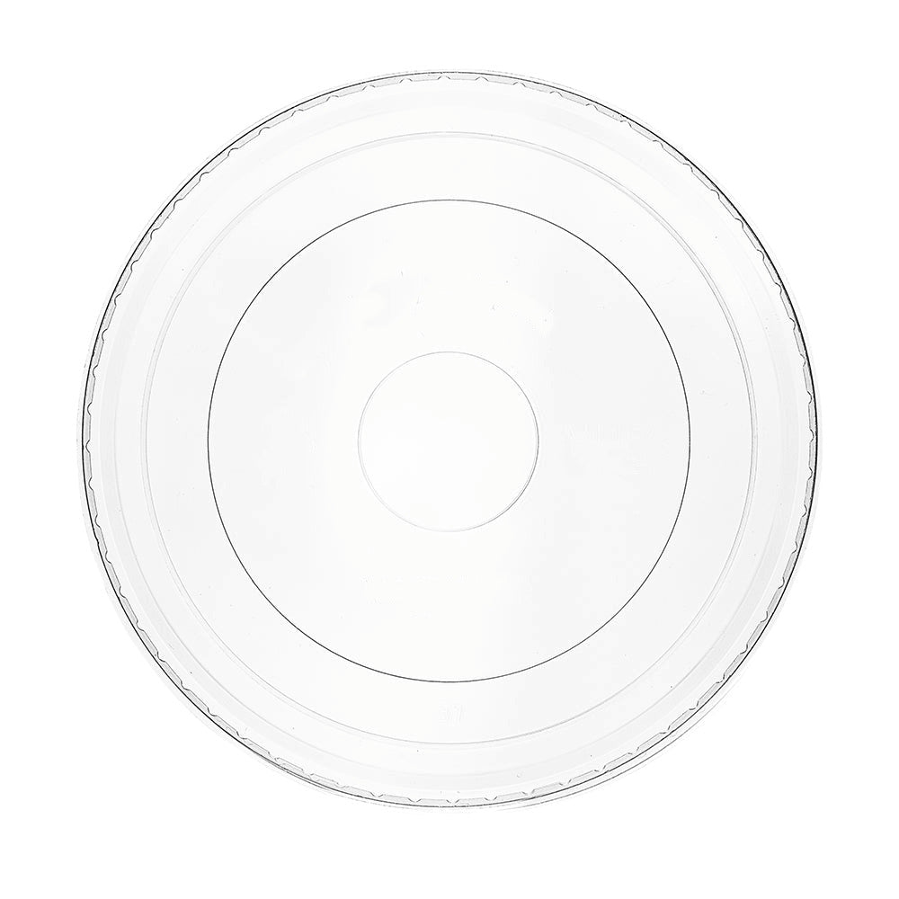 Dome Bowl Flat Lid - fits 24oz /32oz/ 40oz RPET - Clear - 196 Series