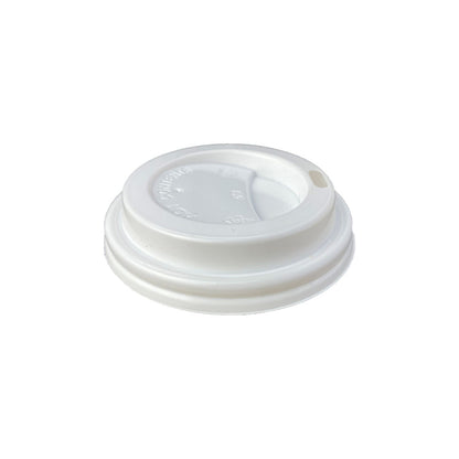 4oz Hot Lid - Flat Traveller - White - 62/63 Series