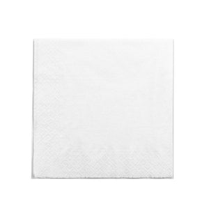 Lunch Napkin - 1 Ply - 1/4 Fold - 30x30cm - White - Image #1