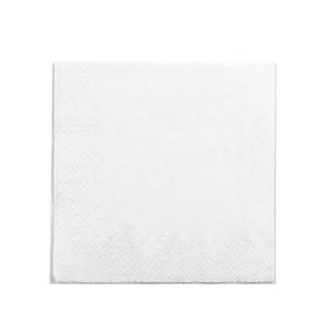 Lunch Napkin - 2 Ply - 1/4 Fold - 30x30cm - White - Image #1
