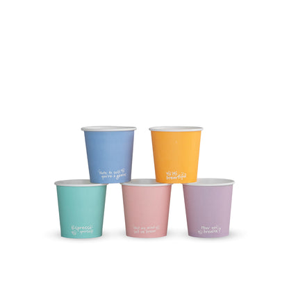 4oz (120ml) Feel Good Single Wall Coffee Cup - 62 Series