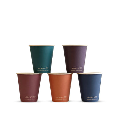 8oz (250ml) Feel Snug Single Wall Coffee Cup - PLA Lined Bamboo Paper - 79/80 Series - Image #1