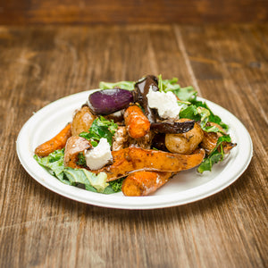 9" (23cm) Round Plant Fibre Plate - PFAS Free - White