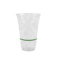20oz (600ml) RPET Clear Cup - Green Band - 98 Series - Image #2