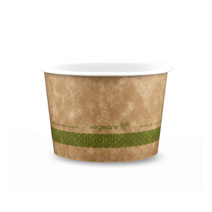 16oz (500ml) Paper Bowl - PLA Lined - Kraft - 115 Series - Image #1