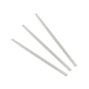 Paper Straws Cocktail 6 x 120mm - White - Image #1