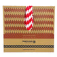 Paper Straws Jumbo 10 x 240mm - White/Red Swirl - Image #2