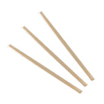 Paper Straws Regular 6 x 200mm - Kraft - Image #1