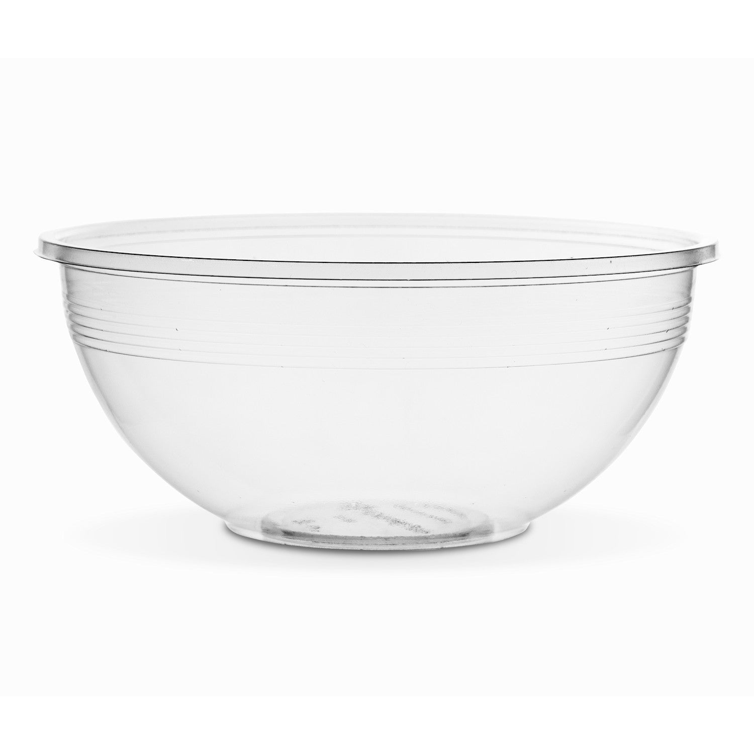 32oz (1000ml) Round Bowl - Clear PLA - 185 Series - Image #1