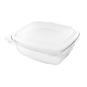 8oz (250ml) Rectangular Hinged Container/Clamshell - PET Clear